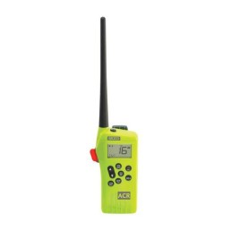 ACR SR203 2.5 W Multi-Channel VHF Handheld Survival Radio, High Visibility Yellow|2827
