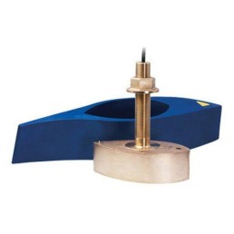 AIRMAR 1 kW 42 to 65 kHz Low130 to 210 kHz High Bronze Chirp-Ready Through-Hull Depth and Temperature Transducer | B265C-LH-12F