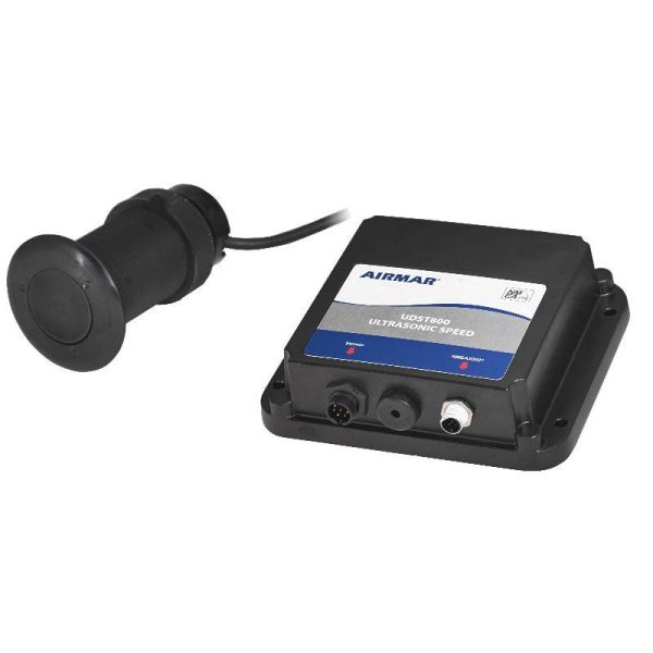 AIRMAR Ultrasonic Smart UDST800 235 kHz Plastic NMEA 2000 Version Depth Speed and Temperature Sensor with Value|UDST800B-N2/N2K