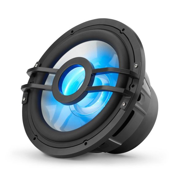CLARION 10inch, 2Ohm Marine Subwoofer with builtin RGB illumination