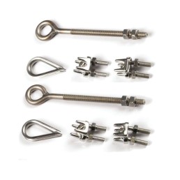 EDSON MARINE Stainless Tensioning Kit for 3/16 or 1/4 in Wire Rope|773-187 | SPECIAL ORDER ITEM
