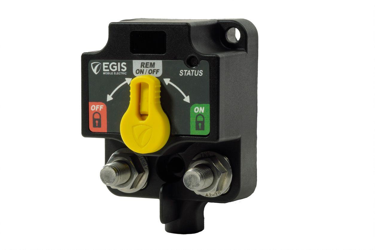 EGIS XD Series – Remote Battery Switch w/Knob – Tinned Wires, Bulk Pack | 8710-1500B