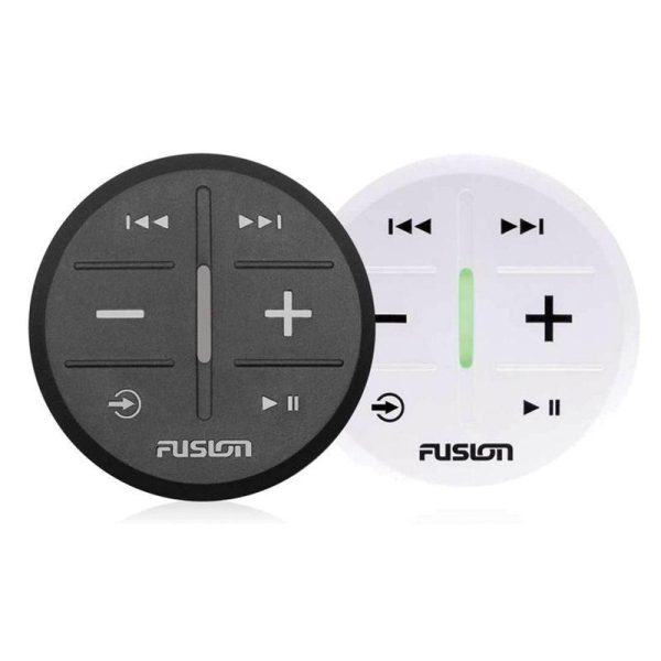FUSION ARX70B ANT Wireless Stereo Remote for MS-RA70, MS-RA70N, MS-RA70NSX, MS-BB100 Stereo Active, PS-A302 Panel Stereo, RV-IN1501, MS-RA770, MS-RA670, MS-RA210 Marine Stereos, Black|010-02167-00