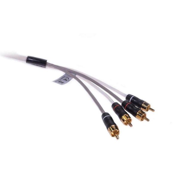 FUSION MS-FRCA12 4-Channel Twisted Shielded RCA Audio Interconnect Cable, 12 ft|010-12619-00