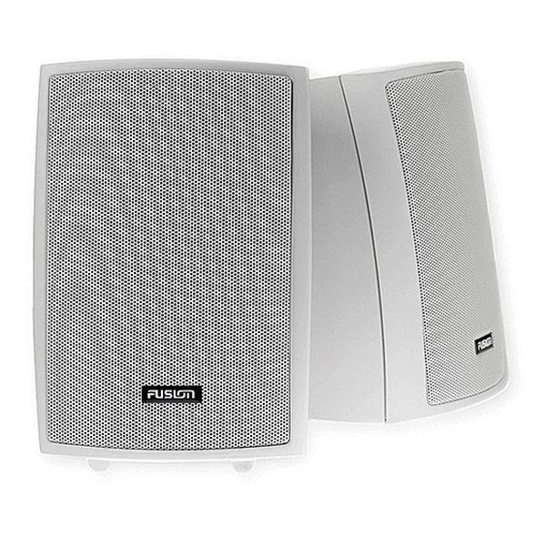 FUSION MS-OS420 4 in 100 W 4 Ohm 2-Way Pair Marine Box Speaker, White|MS-OS420