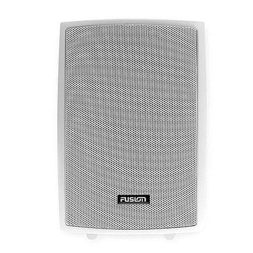 FUSION MS-OS420 4 in 100 W 4 Ohm 2-Way Pair Marine Box Speaker, White|MS-OS420