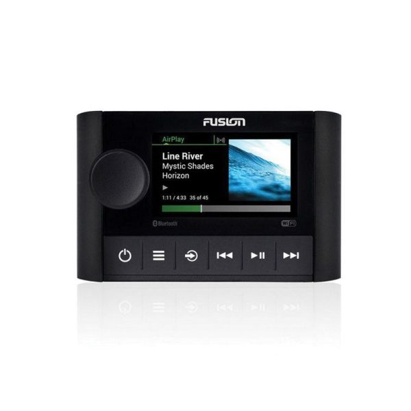 FUSION MS SRX400 Apollo Series Marine Zone Receiver with Built-In Wi-Fi, AM/FM/Bluetooth/Apple AirPlay 2/Wi-Fi Audio Streaming/UPnP|010-01983-00
