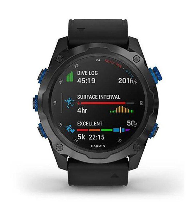 GARMIN Descent Mk2i, Titanium Carbon Gray DLC with Black Band Smart Watch | 010-02132-01