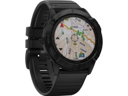 GARMIN fenix 6X Pro, Black with Black Band Smart Watch | 010-02157-00