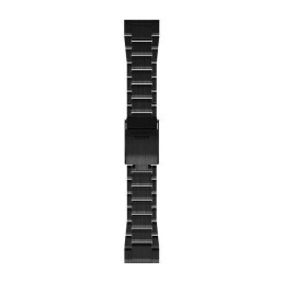 GARMIN QuickFit Carbon Gray Titanium DLC Watch Band for Descent Mk1 Versatile GPS Dive Computer, 26 mm|010-12580-00