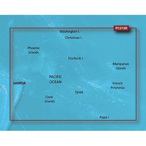 GARMIN VPC019R BlueChart G3 Vision MicroSD/SD Card Regular On the Water Premium Chart, Polynesia|010-C0866-00