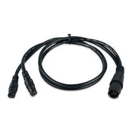 GARMIN Sounder Adapter Cable for 6-Pin Dual-Beam Transducer to 4-pin Echo Series Fishfinder|010-11615-00