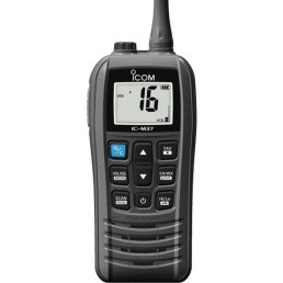ICOM 6W marine VHF floating handheld with battery, charger included | M37 31 USA