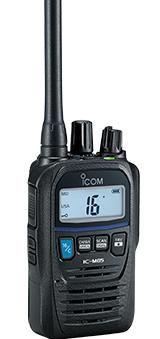 ICOM Intrinsically safe marine VHF 5W handheld; 100 land mobile programmable channels (2W) | M85UL