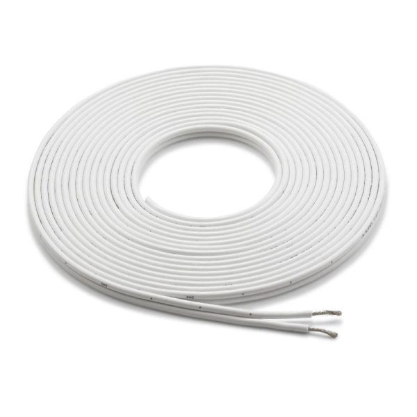 JL AUDIO 12 AWG Tinned Oxygen Free Copper Premium Marine Parallel Conductor Speaker Cable, White, 25 ft | 90253