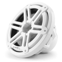JL AUDIO M3-10IB-S-Gw-4 10 in 175 W 4 Ohm Marine Subwoofer Driver, Gloss White Sport Grille | 93530