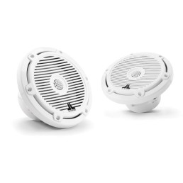 JL AUDIO M3-650X-C-Gw 6-1/2 in 60 W 4 Ohm 2-Way Marine Coaxial Speaker System, Gloss White Classic Grille | 93511