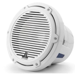 JL AUDIO M6-8IB-C-GwGw-4 8 in 200 W 4 Ohm Marine Subwoofer Driver, Gloss White Trim Ring and Classic Grille | 93615