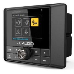 JL AUDIO MM50 10 to 16 VDC 100 W 4-Channel Weatherproof Marine Source Unit with Full Color LCD Display | 99911