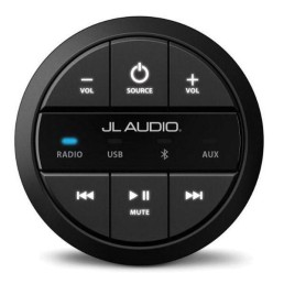 JL AUDIO MMR-20-BE Non-Display Round Black Edition Wired Remote Controller for MM100s-BE, MM100s, MM50 Source Units | 99921