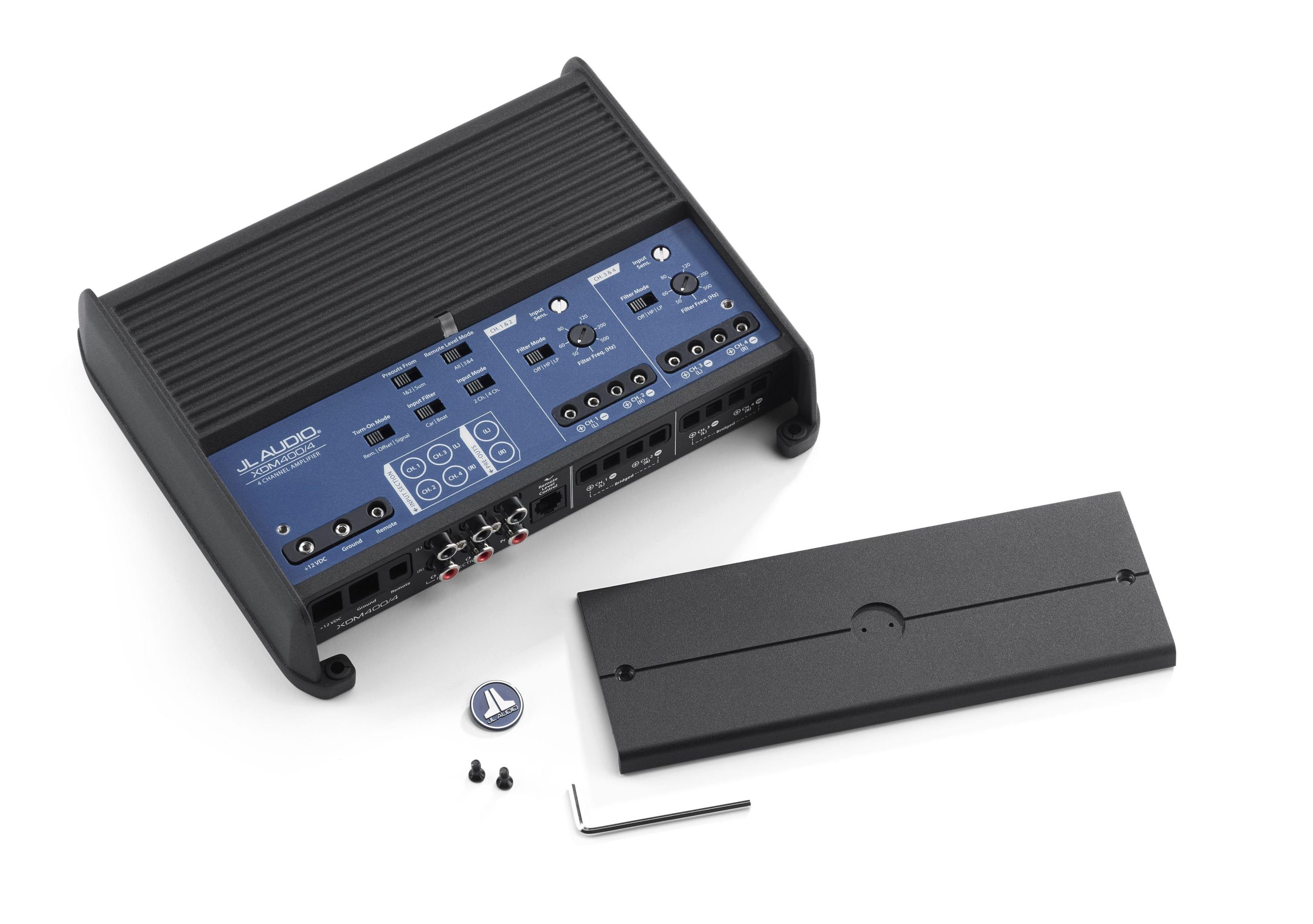 JL Audio XDM-Series : 400W, 4-Ch Full-Range Amplifier Made for Marine | 98681