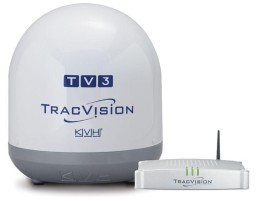 TracVision TV3 with IP-enabled TV-Hub B; Linear Universal Single-output LNB | 01-0368-02