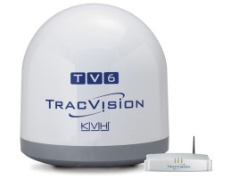 TracVision TV6 with IP-enabled TV-Hub B; Linear Universal Quad-output LNB with AutoSkew & GPS | 01-0369-02