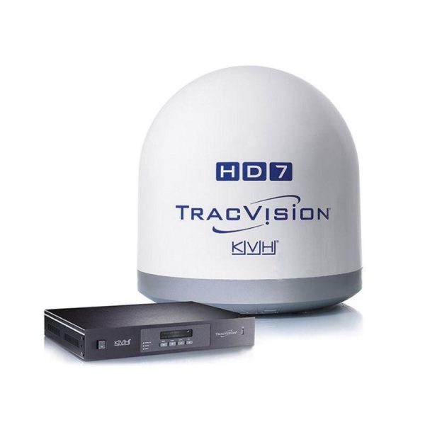 KVH TracVision HD7 46 dBW Ku-Band 47 dBW Ka-Band Satellite TV Antenna System with Ka/Ku-Band TriAD Technology|01-0339-01 - SHIPPING CHARGES APPLY