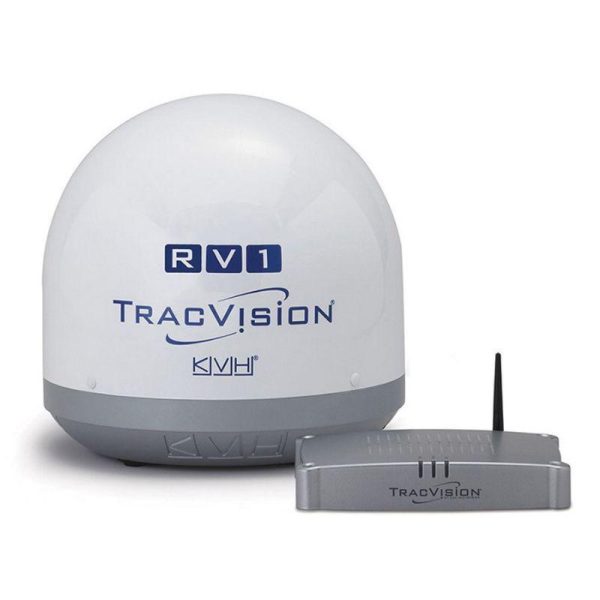 KVH TracVision RV1 with IP-enabled TV-Hub B; Linear Universal Single-output LNB | 01-0367-02