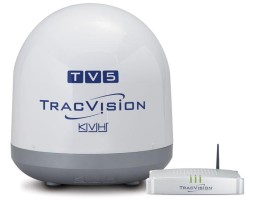 TracVision TV5 with IP-enabled TV-Hub B; Circular Dual-output LNB; for DIRECTV L.A. Service | 01-0364-03