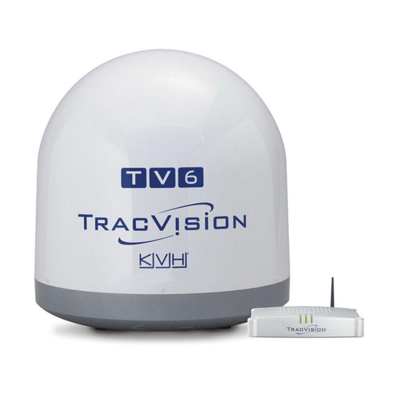 KVH TracVision TV6 46 dBW Satellite TV Antenna System with IP-Enabled TV-Hub A | 01-0369-07 – SHIPPING CHARGES APPLY