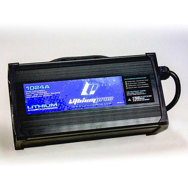 LITHIUM PROS LiFePO4 Charger 25A/29.2VDC  (Input:  110/240VAC) Dry use only | 1024A – AVAILABLE FOR DROP-SHIP.  FREE FREIGHT.