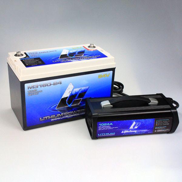 LITHIUM PROS LP Powerpack Kit: M3160-24 & 1024A | M3160-24AC – AVAILABLE FOR DROP-SHIP.  FREE FREIGHT.