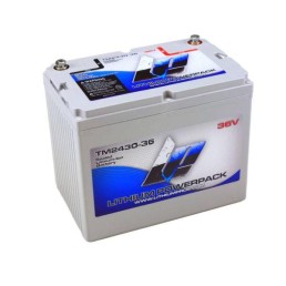 LITHIUM PROS LiFePO4 Battery, 38.4V/30 Ah (Trolling/Deep cycle, Grp 24) | TM2430-36 - AVAILABLE FOR DROP-SHIP. FREE FREIGHT.