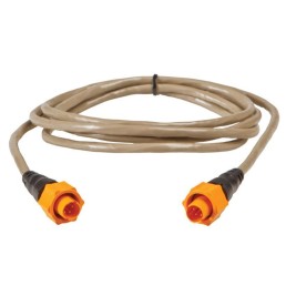 LOWRANCE Yellow 5-Pin Ethernet Cable, 50 ft|000-0127-37