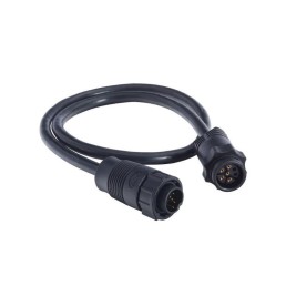LOWRANCE Black 7-Pin Blue Transducers to 9-Pin xSonic Display Adapter Cable|000-13313-001
