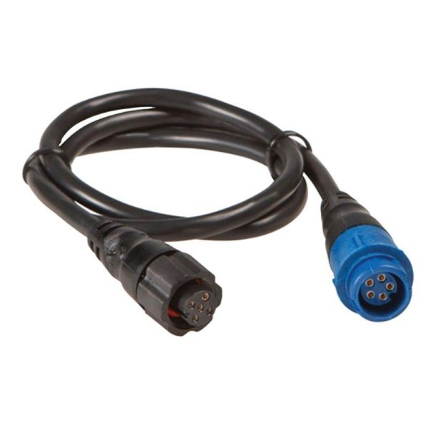 LOWRANCE Male Red to Male Blue Network Adapter Cable, 2 ft|127-04