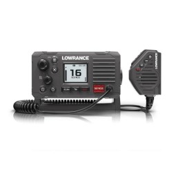LOWRANCE White Backlight Link-6 VHF DSC Marine Radio|000-13543-001