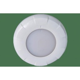 LUMITEC Aurora 4 W 10 to 30 VDC 180 Lumens Dimmable LED Dome Light, White, White/Blue|101075