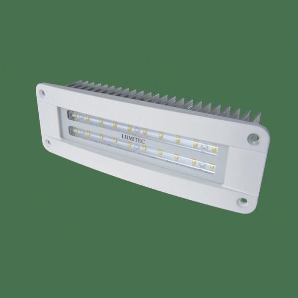 LUMITEC Maxillume2 36 W 10 to 30 VDC 2100 Lumens Flush Mount Dimmable LED Flood Light, White, White|101135