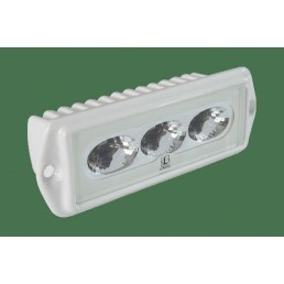 LUMITEC CapriLT 16 W 10 to 30 VDC 1000 Lumens Flush Mount Non-Dimmable LED Flood Light, White, White | 101288
