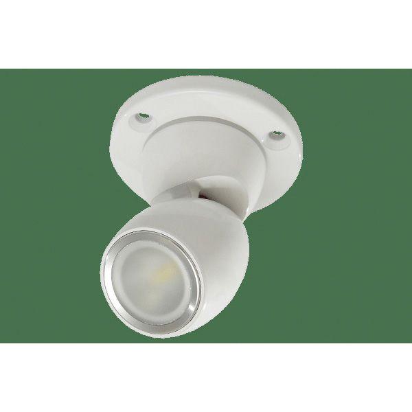 LUMITEC GAI2 Series 6 W 10 to 30 VDC 305 Lumens LED Positionable Light with Heavy Duty Base, White, Spectrum RGBW|111831