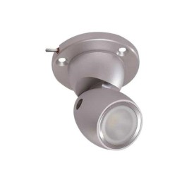LUMITEC GAI2 Series 6 W 10 to 30 VDC 226 Lumens Dimmable LED Positionable Light with Heavy Duty Base and Switch, Brushed, Warm White|111909