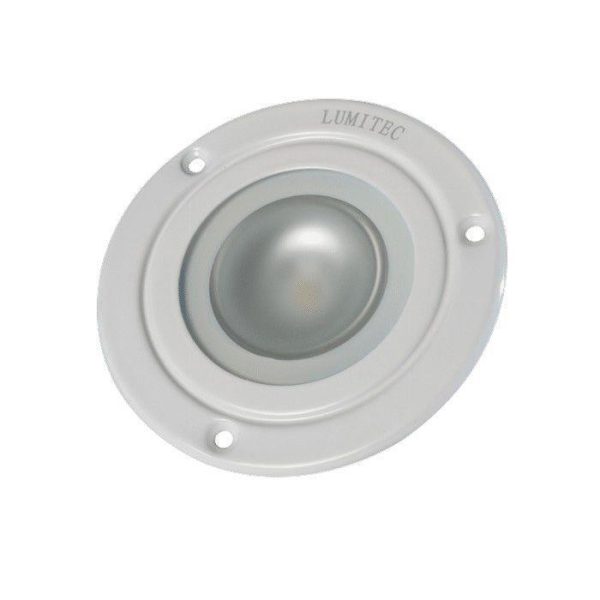 LUMITEC Shadow 6 W 10 to 30 VDC 300 Lumens Flush Mount Dimmable/Non-Dimmable LED Down Light, White, White/Red/Blue|114128