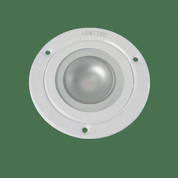 LUMITEC Shadow 6 W 10 to 30 VDC 300 Lumens Flush Mount Dimmable/Non-Dimmable LED Down Light, White, White/Red/Blue|114128