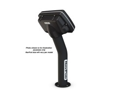 NAVPOD 13.09 x 9.93 x 25.36 in Acrylic Capped ABS PedestalPod Pre-Cut for Garmin GPSMAP 4008/4208 Chartplotter (Carbon Series)|PED4802-C