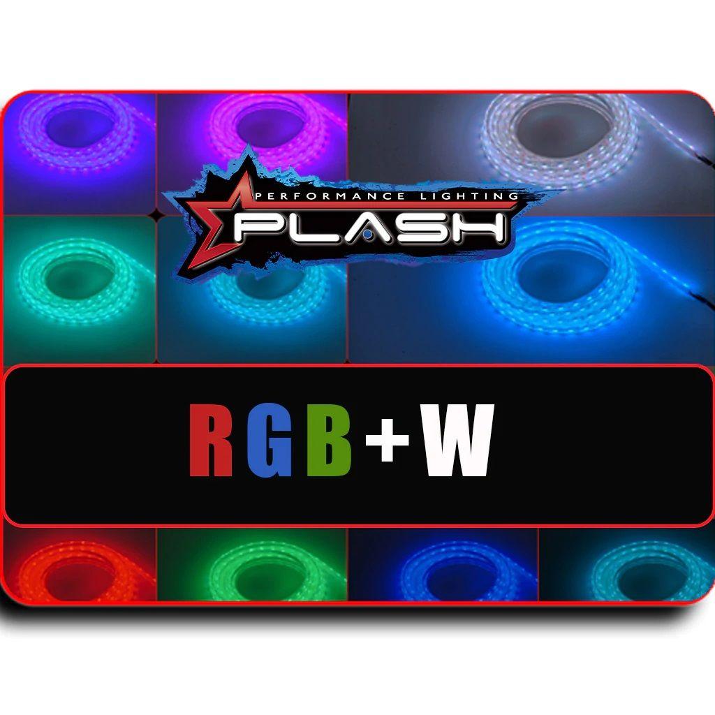 PLASHLIGHTS 12v Rgbw Color Changing Waterproof Flexible Light Strip – Ip688 – 10′ | FLS-RGBW-68-10FT