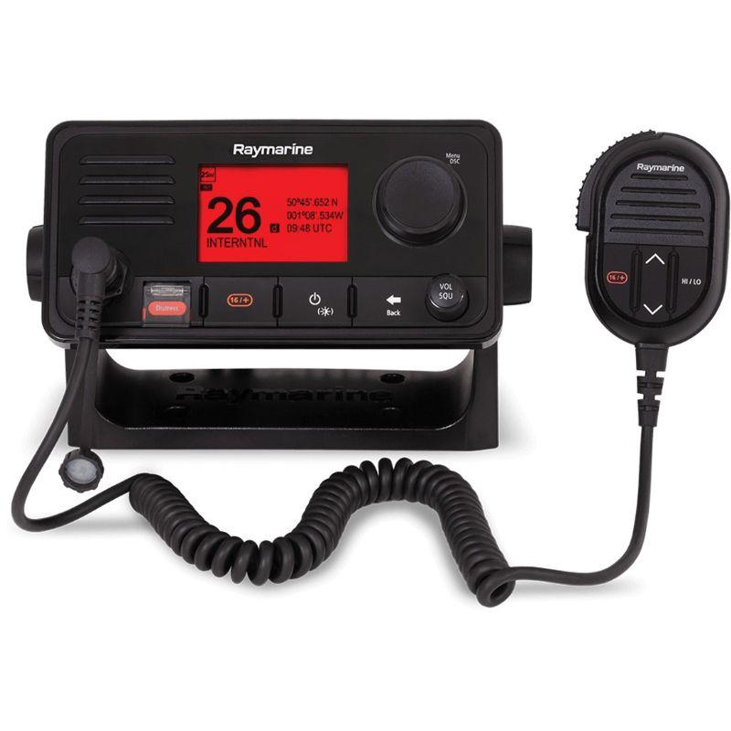 RAYMARINE Ray73 25 W LCD Dual Station VHF Radio with GPS/AIS Receiver and Loudhailer Output|E70517