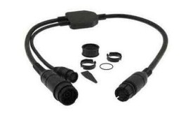 RAYMARINE Adapter Y-Cable for Axiom RealVision Transducer, 0.5 m|A80491