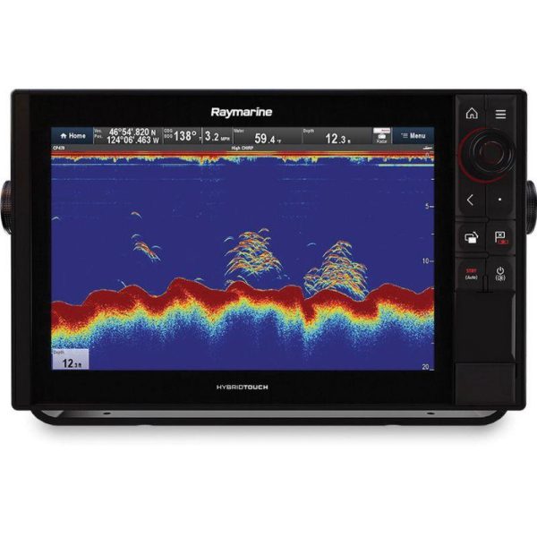 RAYMARINE Axiom Pro 12 S 12.1 in WXGA Multi-Touch IPS Optically Bonded LCD High Performance Multi-Function Display with Chirp Sonar and Navionics NAV+ North America Chart (NAG) | E70482-00-NAG